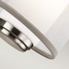 Kinkiet Saldana - 1 źródło światła Klasyczny pewter abażur z organzy okrągły klosz tuba minimalistyczny uniwersalny KL-SALDANA1 KICHLER